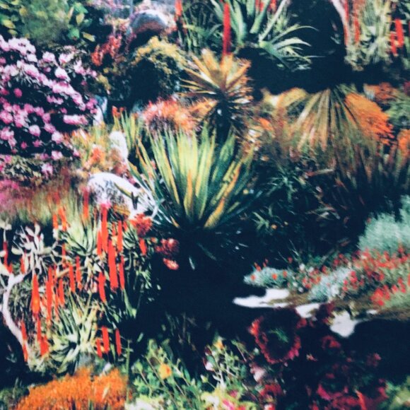 Mario Serrani Paradisical Garden Print Italian Pencil Skirt - Picture 6 of 15